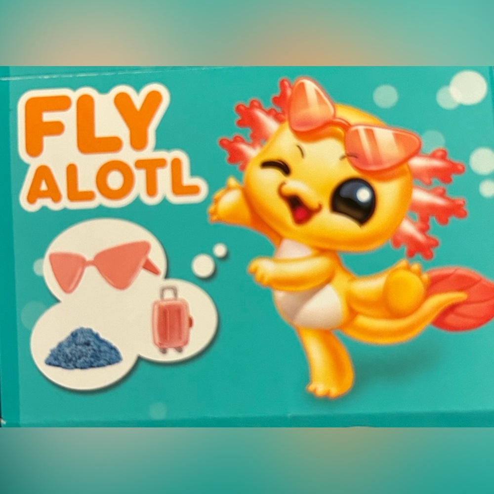 a lot a axolotls Fly-a-lotl